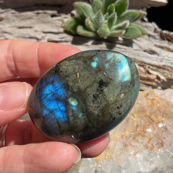 Labradorite Palm Stone