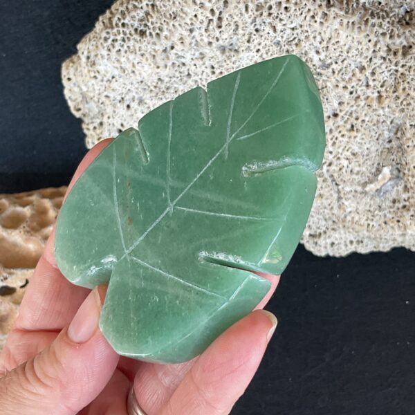 Green Aventurine Leaf - Image 3