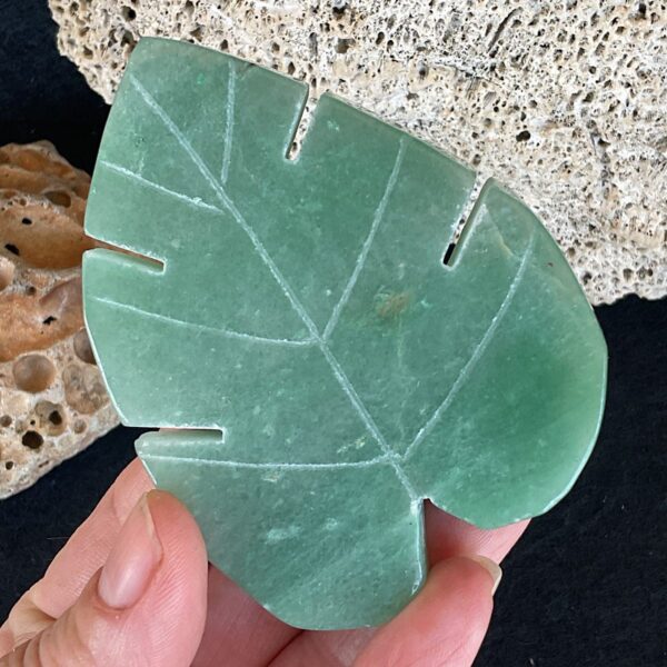 Green Aventurine Leaf - Image 3