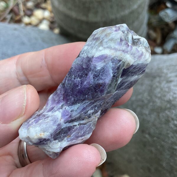 Chevron Amethyst Stem - Image 2