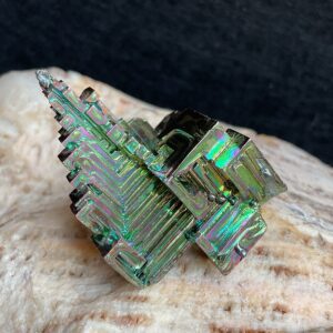 Bismuth crystal cluster