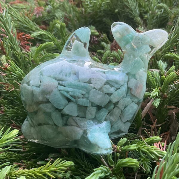 Amazonite Stone Dolphin - Image 2