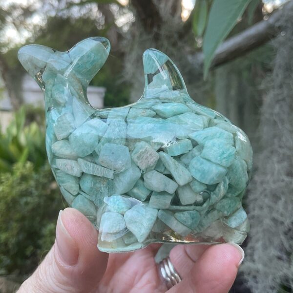 Amazonite Stone Dolphin - Image 3
