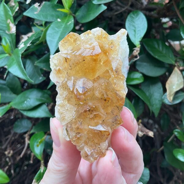 Citrine crystal cluster
