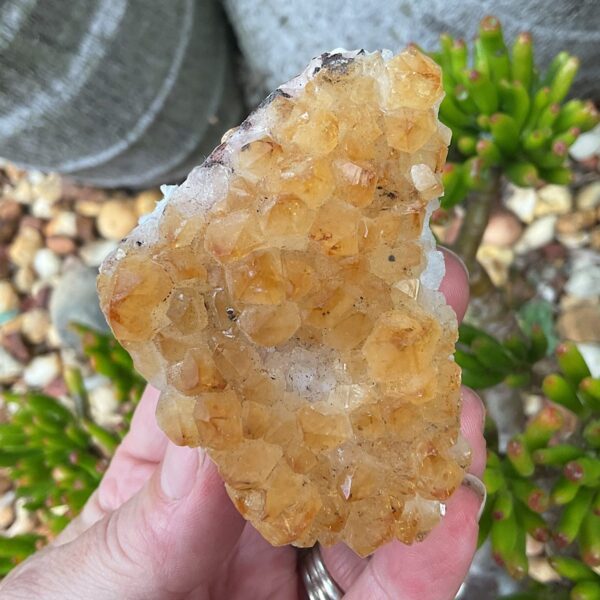 Citrine crystal cluster
