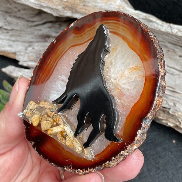 Wolf Agate Slice - Image 3