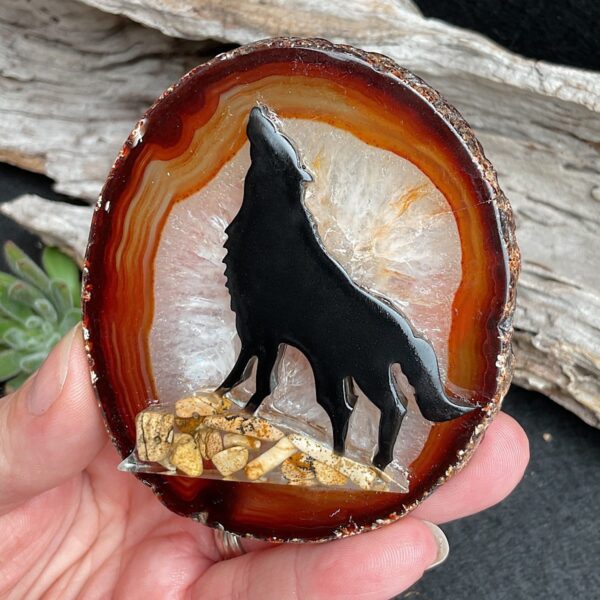 Wolf Agate Slice - Image 2