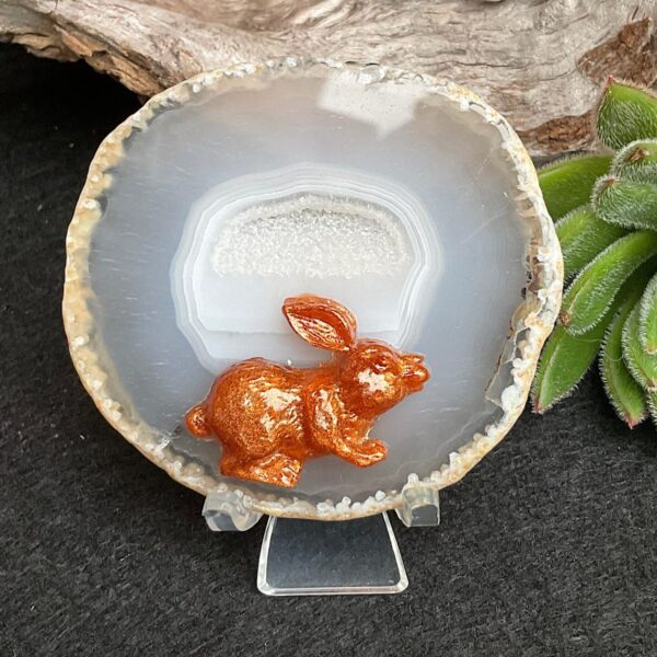 Rabbit Agate Slice