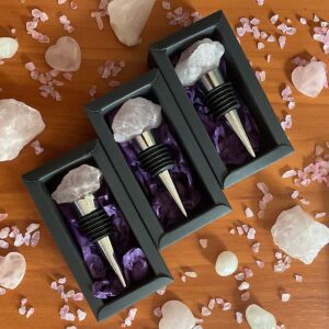 Rose Quartz Wine Stopper