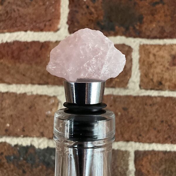 Rose Quartz Wine Stopper - Image 2