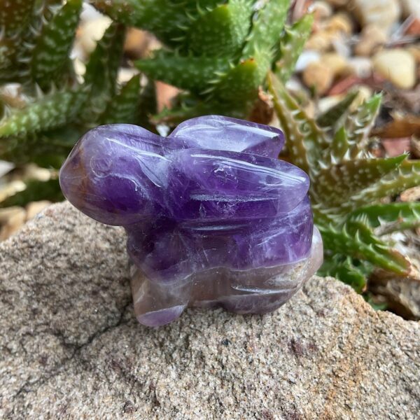 Chevron Amethyst Rabbit - Image 2