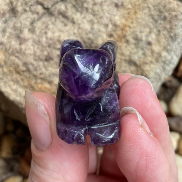 Chevron Amethyst Rabbit - Image 2