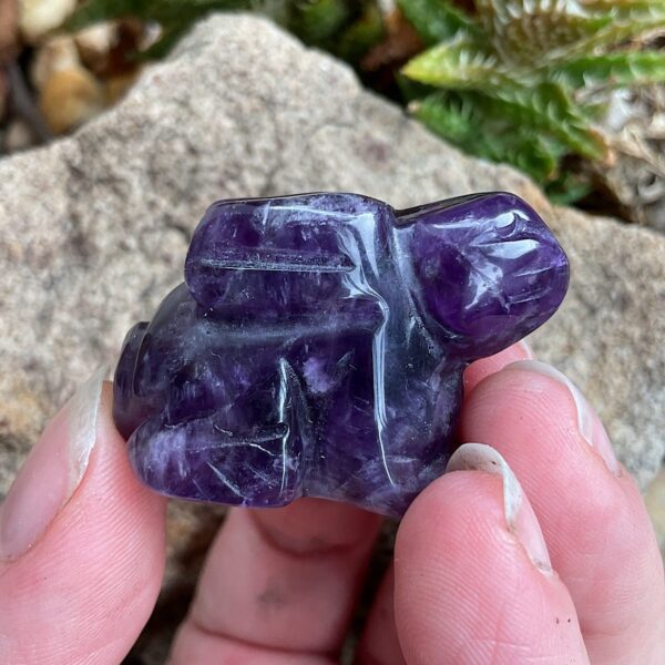 Chevron Amethyst Rabbit - Image 3