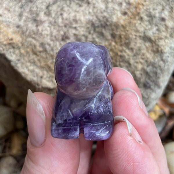 Chevron Amethyst Rabbit - Image 4