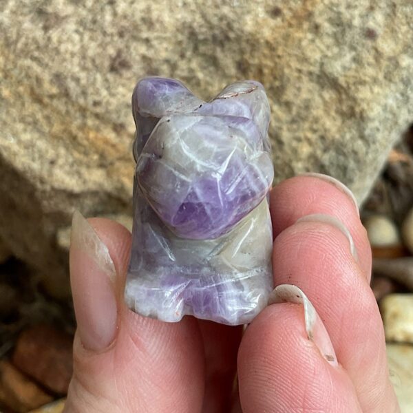 Chevron Amethyst Rabbit - Image 3