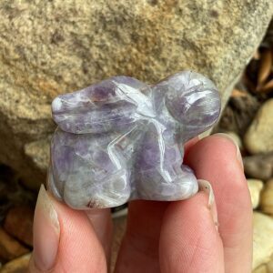 Chevron Amethyst Rabbit