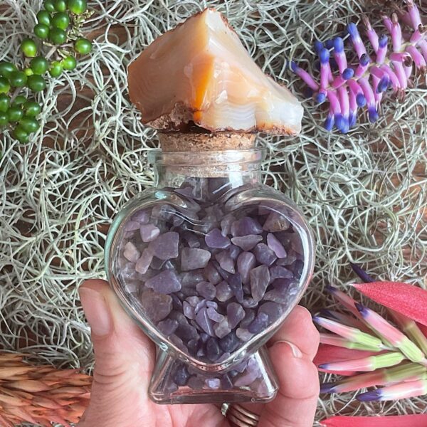 Lepidolite Heart Bottle - Image 2