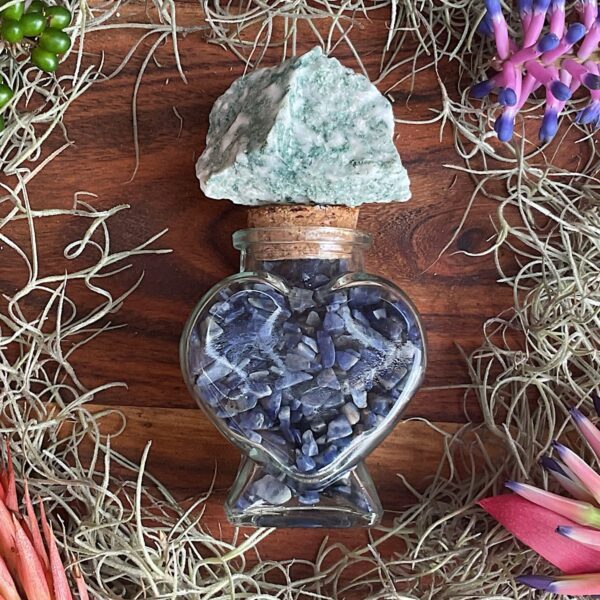 Sodalite Heart Bottle