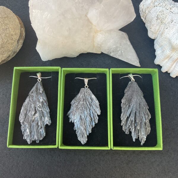 Black Kyanite Necklace