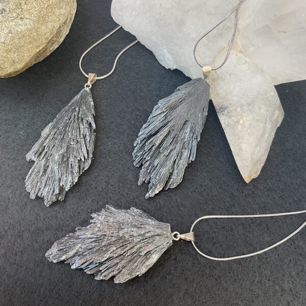 Black Kyanite Necklace - Image 4