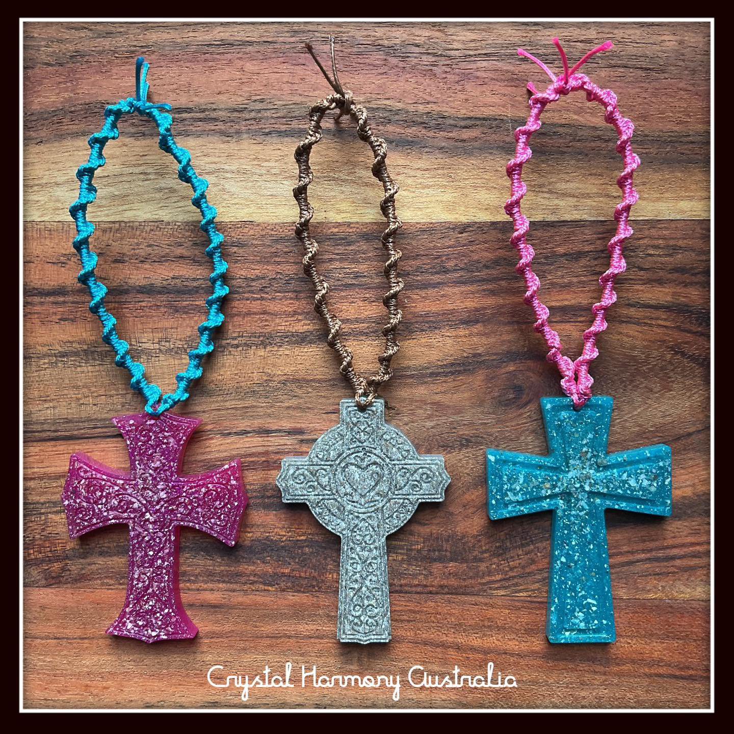 Handmade Memorial Crosses with Ashes