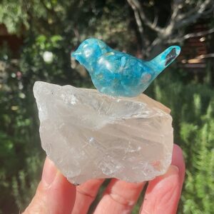 Bird on Clear Quartz